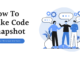 How to take code snap shot by git