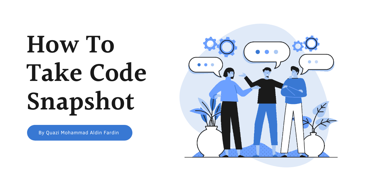 How to take code snap shot by git